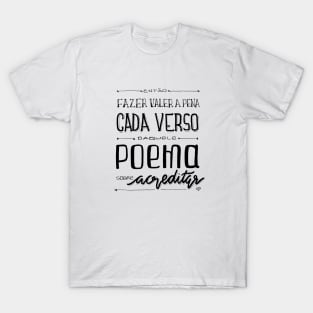 Poema sobre acreditar T-Shirt